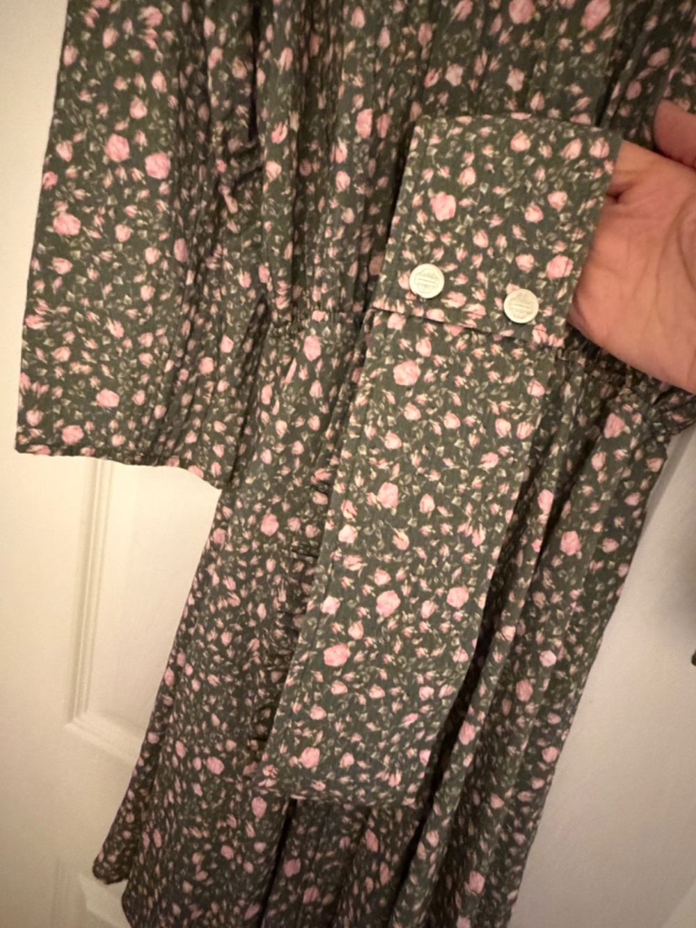 Maje dress with pink flower design - Picture 3 of 3